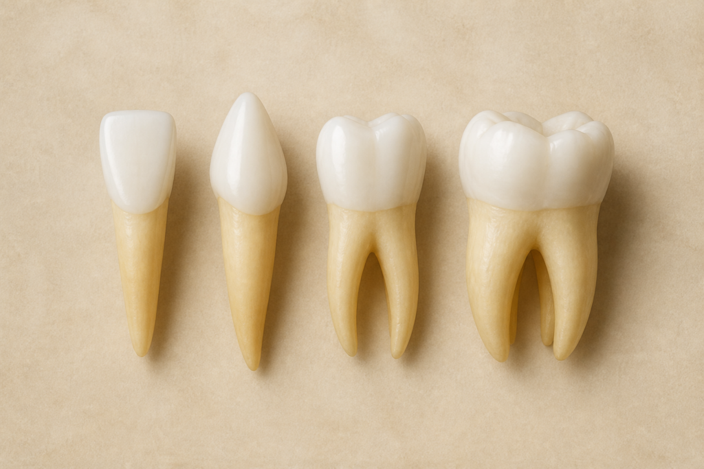 What are teeth for? Types of teeth and their functions: incisor, canine, premolar, and molar