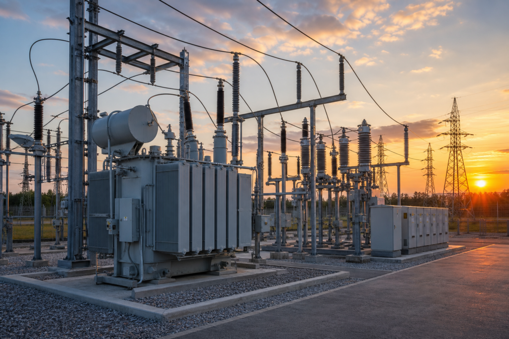 What is a substation? Transformers and power lines