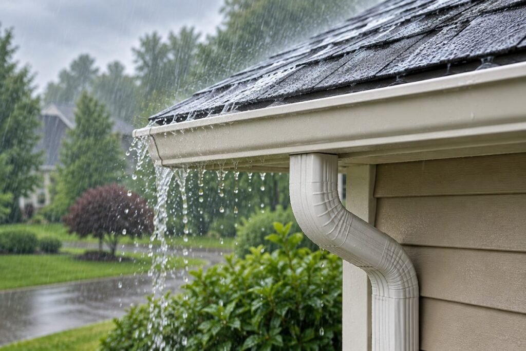 Why do houses have gutters