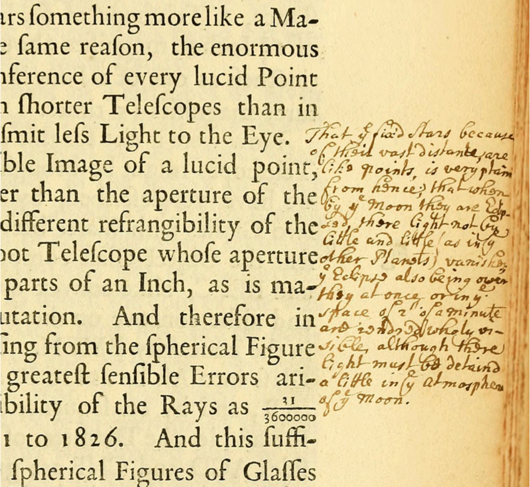 Why do people annotate books? Annotated book page with handwritten marginal notes